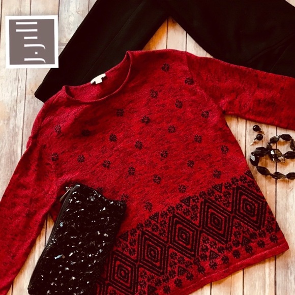 Red & Black J-Jill Top - Picture 1 of 7